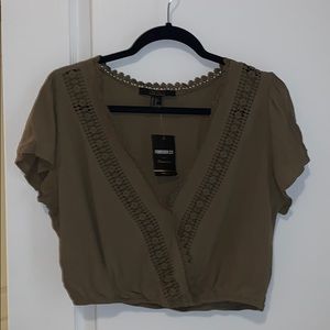 Forever 21 -Olive Crop Top